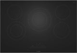 Bosch NET8062UC electric cooktop top view with controls off