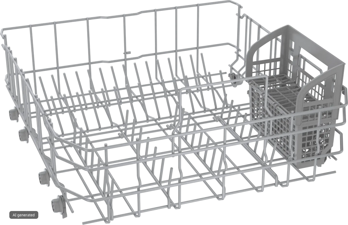Bosch SHE43DM5N dishwasher bottom basket empty
