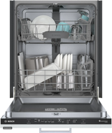 Bosch SHV41DB3N door open with racks and styling