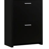 3 Drawer Shoe Rack - Black