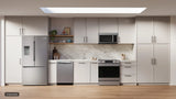 Bosch HEF3050MU electric slide-in range in a modern kitchen