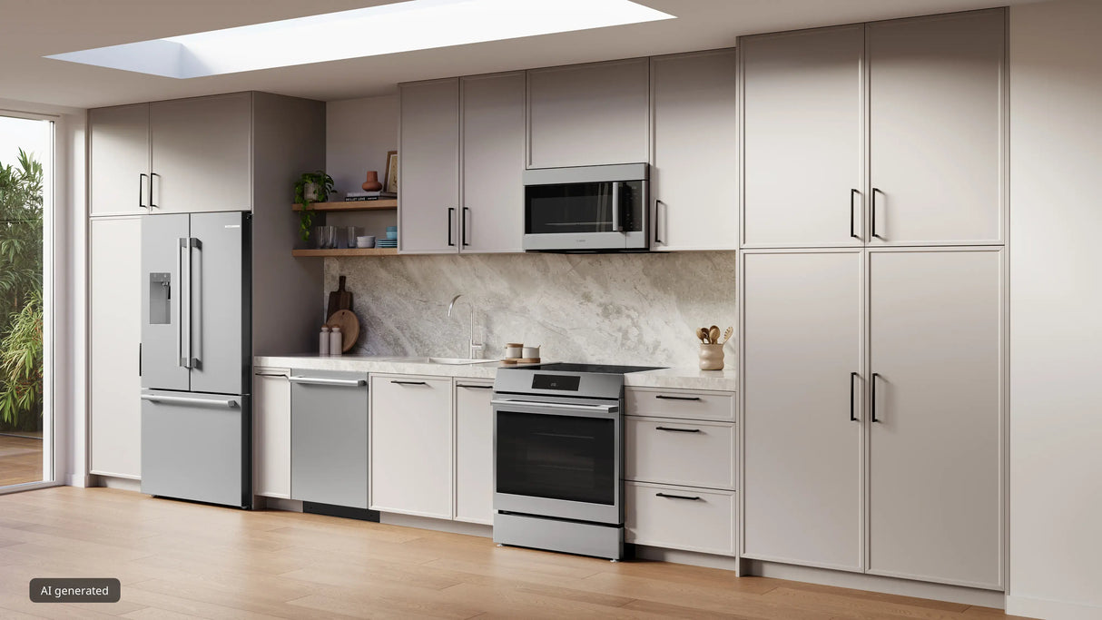 Bosch HIF5050MU induction range angled kitchen view