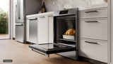 Bosch HIF5050MU induction range oven door open close-up