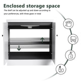 Contemporary Freestanding Bathroom Vanity With Resin Sink & Soft-Close Cabinet Doors