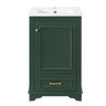 20" Bathroom Vanity With Sink, 1 Drawer, Freestanding Single Set