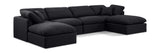 Indulge - Linen 6 Piece Modular Double Chaise Sectional