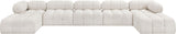 Ames - 7 Piece Fabric Modular U-Shaped Sectional