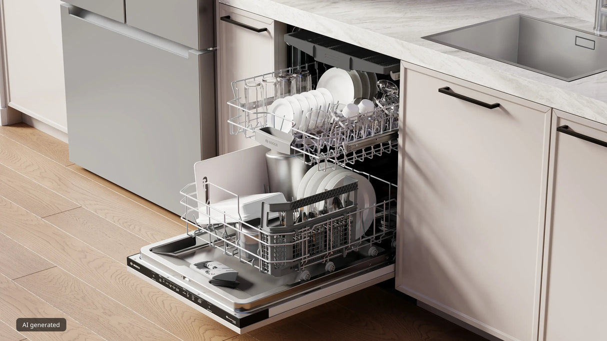 Bosch SHV53EM3N angled view with door open