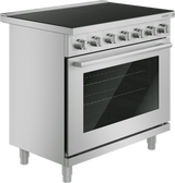 Bosch HIS5657U induction range cooktop detail