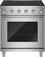 Bosch HIS5057U 30 inch industrial style induction range front view