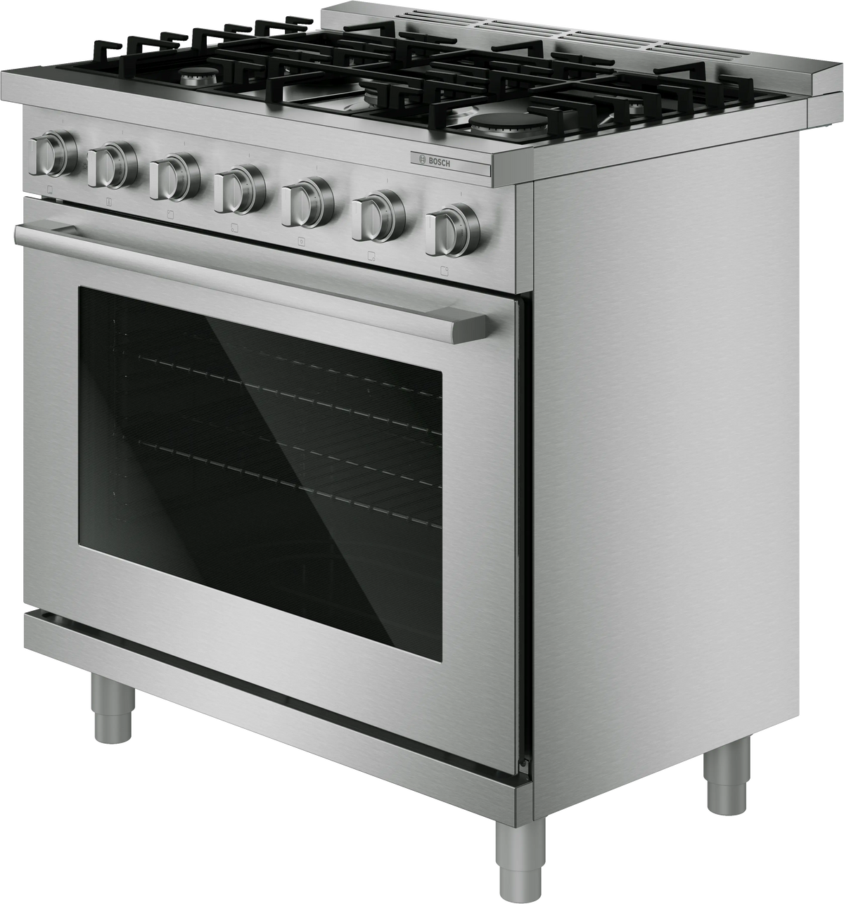 Bosch HGS5657UC industrial style gas range product gallery image 3