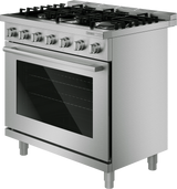 Bosch HGS5657UC industrial style gas range product gallery image 3