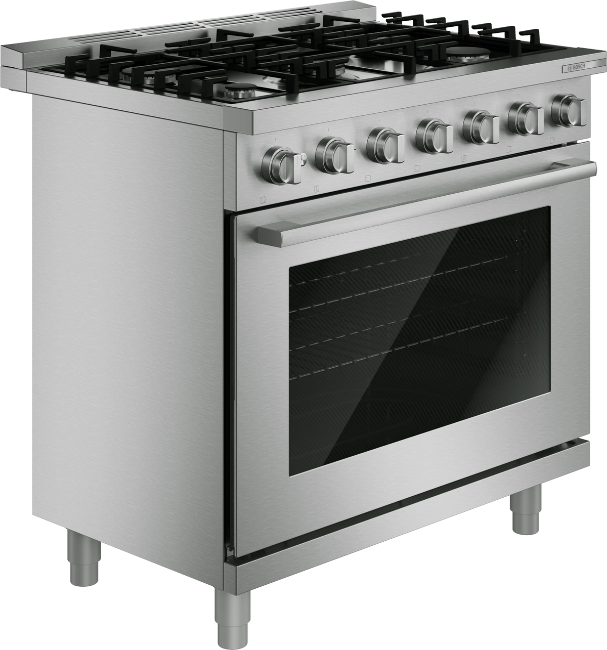 Bosch HGS5657UC industrial style gas range product gallery image 2