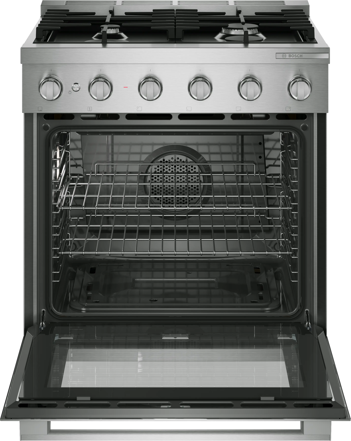 Bosch HGS5057UC industrial style gas range product gallery image 1