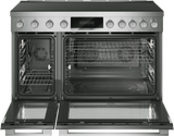 Bosch HIS8857UC induction range angled view