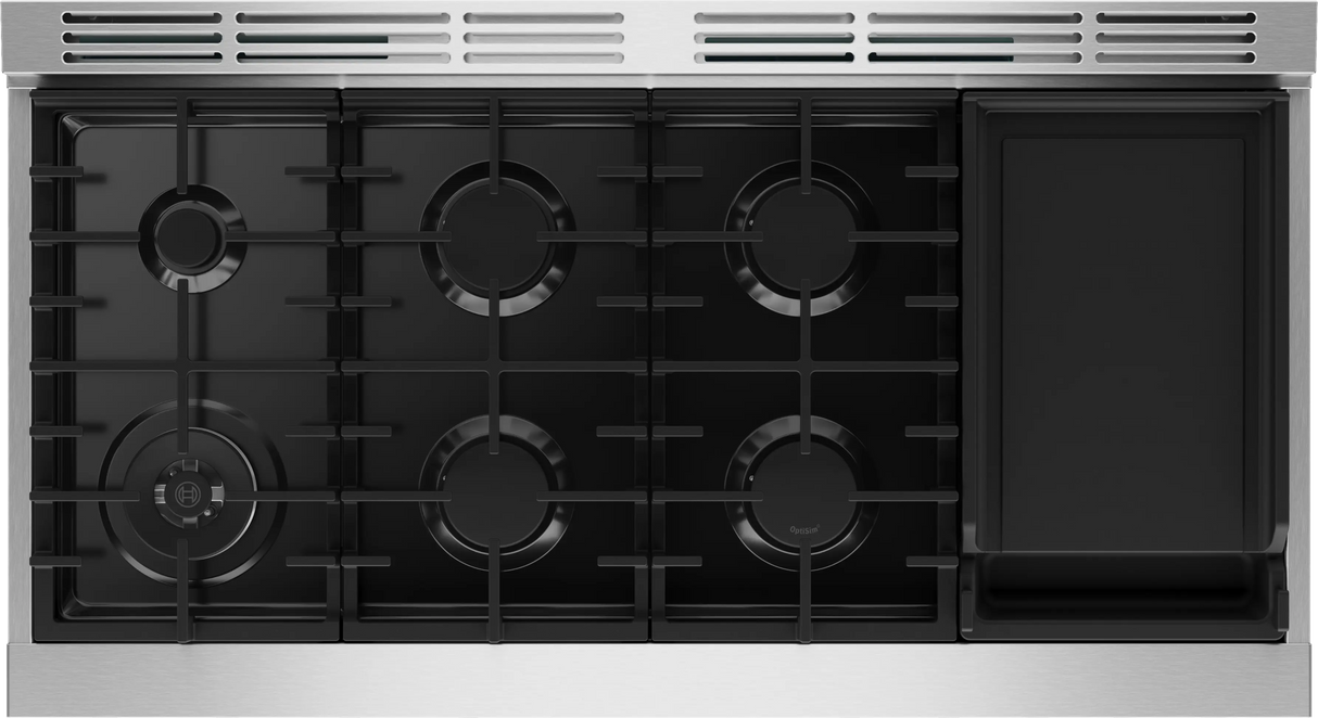 Bosch HDS8857UC dual fuel range oven interior