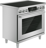 Bosch HIS8657U induction range cooktop detail