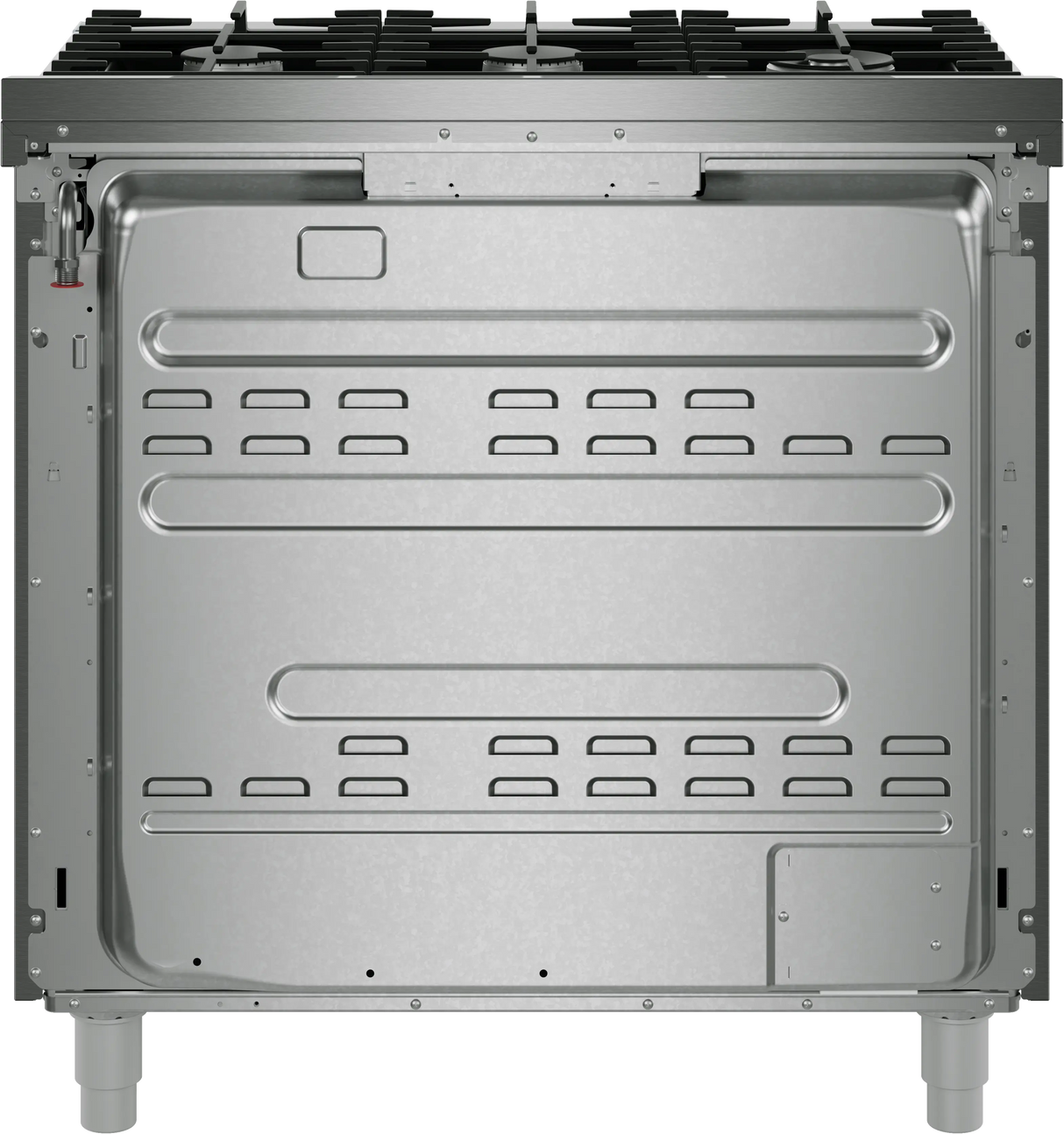 Bosch HDS8657U dual fuel range lifestyle view