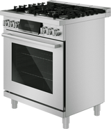 Bosch HGS8057UC gas range control knob detail