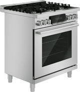 Bosch HGS8057UC gas range cooktop detail