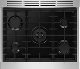 Bosch HGS8057UC gas range continuous grates detail