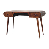 London - Arch Writing Desk - Dark Brown
