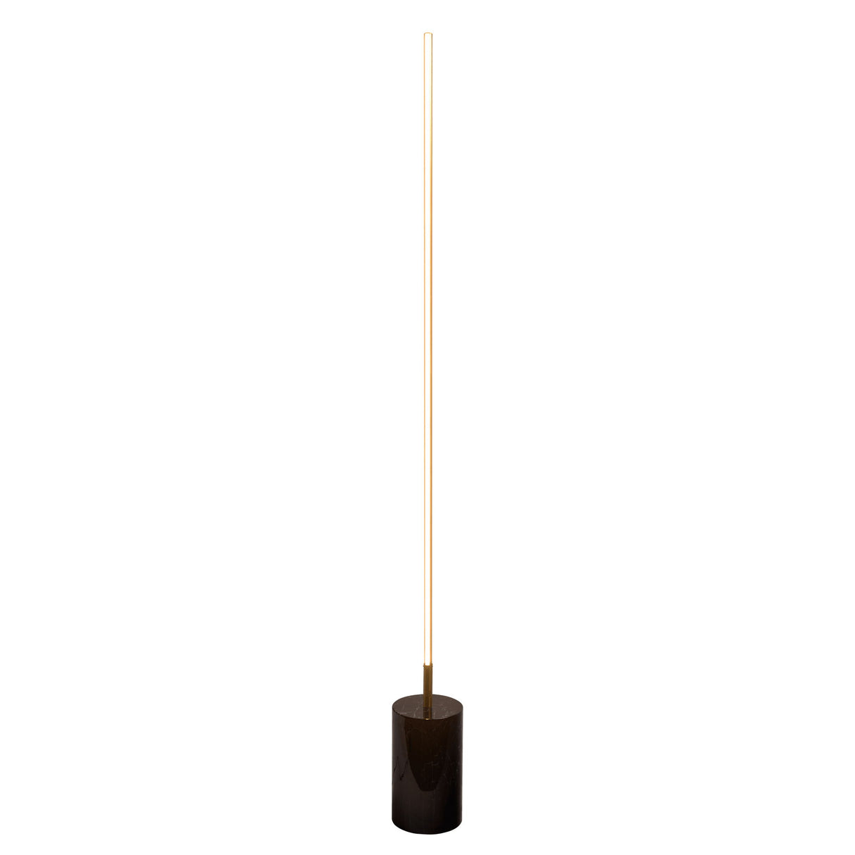 Prism - LED Floor Lamp With On / Off Switch Base - Gold / Marble