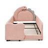 Cute Dinosaur Shaped Bed With Safety Guardrail, Toddler Frame