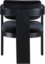 Sacha - Velvet Dining Chair With Black Base (Set of 2)
