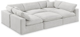 Comfy - 6 Piece Velvet Sectional