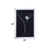 Talisha - 35" Wall Art - Mirrored