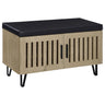 Clackamas - 2 Door Storage Bench With Padded Seat