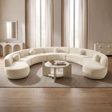 Avra - 192" Velvet Performance Fabric Upholstered Sectional