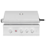 Summerset TRL Pro 32-in 3 Burner Built-In Natural Gas Grill w/ Rear Infrared Burner & Rotisserie Kit - TRLPRO32