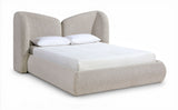Elowen - Chenille Fabric Upholstered Bed