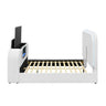 Shelyn - Bed With LED, TV Stand, Fireplace & Bluetooth