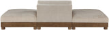 Turin - Chenille Fabric Upholstered Modular Sectional - Taupe