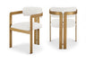 Aurum - Linen Textured Fabric Upholstered Dining Chair (Set of 2)