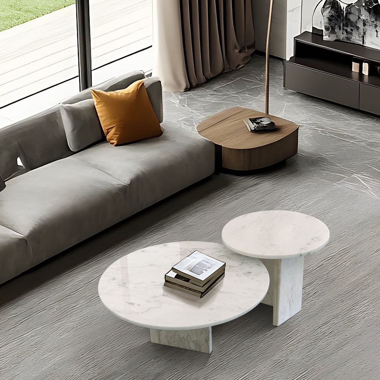 Elegant Coffee Duo Table Set