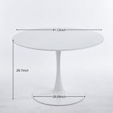 Tulip Dining Table For 4 - 6 People - White