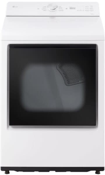 LG DLE8200W electric dryer control panel detail