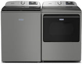 Maytag MTW6205RR Classic Silver top load washer feature detail