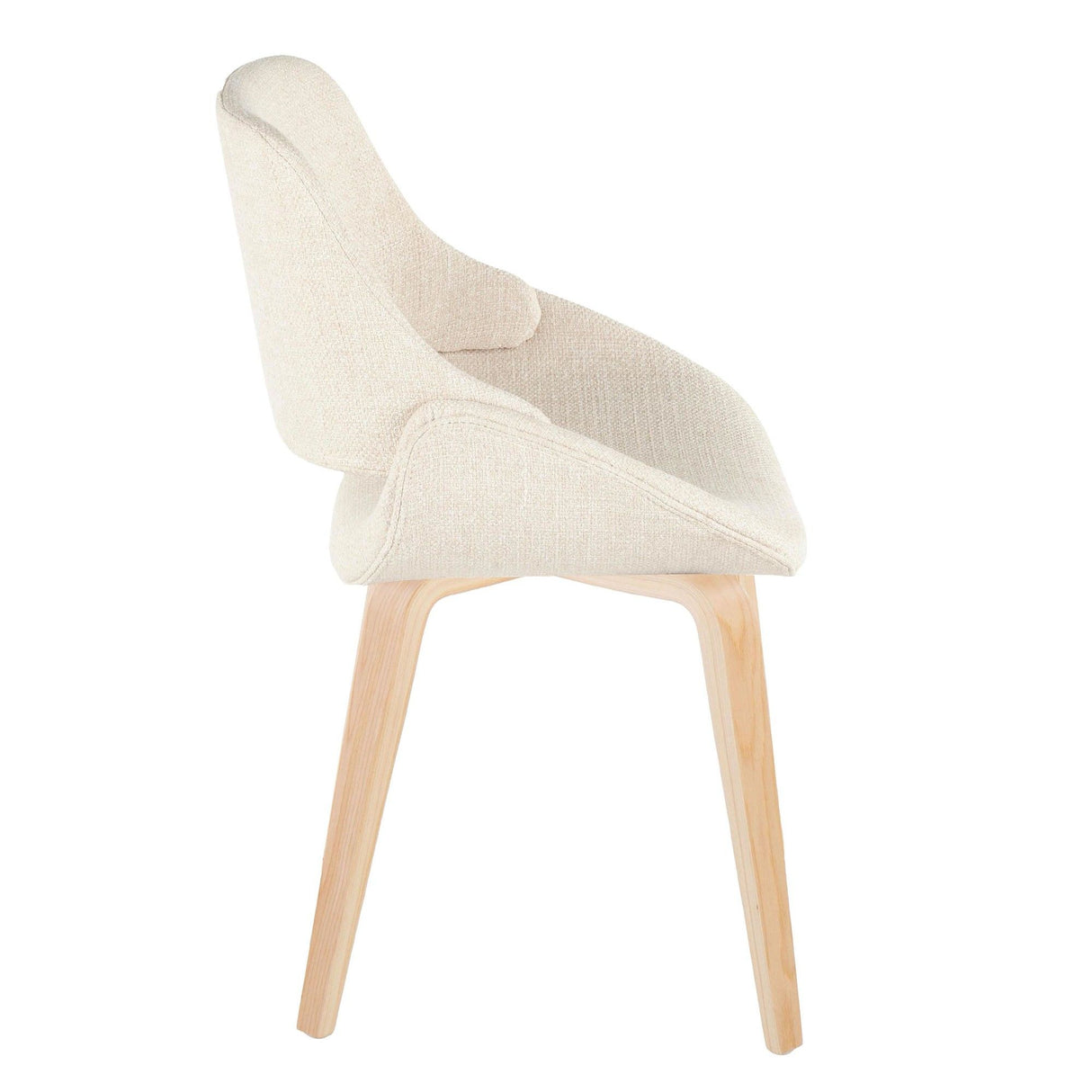 Fabrico - Chair (Set of 2) - Cream And Natural