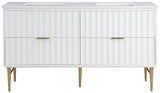 Modernist - Bathroom Vanity With Gold Legs