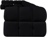 Orin - Velvet Performance Fabric Upholstered 8 Piece L-Shaped Sectional
