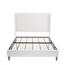 Harper - Tall Headboard Upholstered Bed / High Headboard / Elegant Simplicity / No Box Spring Needed