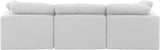 Indulge - Linen 3 Piece Modular Sofa - White