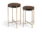 Vetra - Iron Base Bunching End Table - Brass
