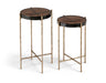 Vetra - Iron Base Bunching End Table - Brass