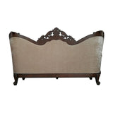 Devayne - Sofa With 6 Pillows (Same Lv01582) - Pattern Fabric & Dark Walnut